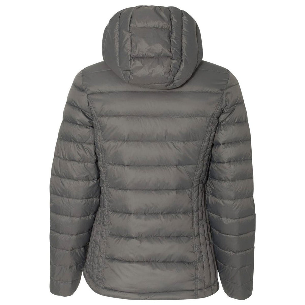 Weatherproof Women's Dark Pewter 32 Degrees Hooded Packable Down Jacket