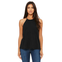 Bella + Canvas Women's Black Flowy High Neck Tank