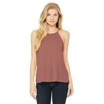 Bella + Canvas Women's Mauve Flowy High Neck Tank