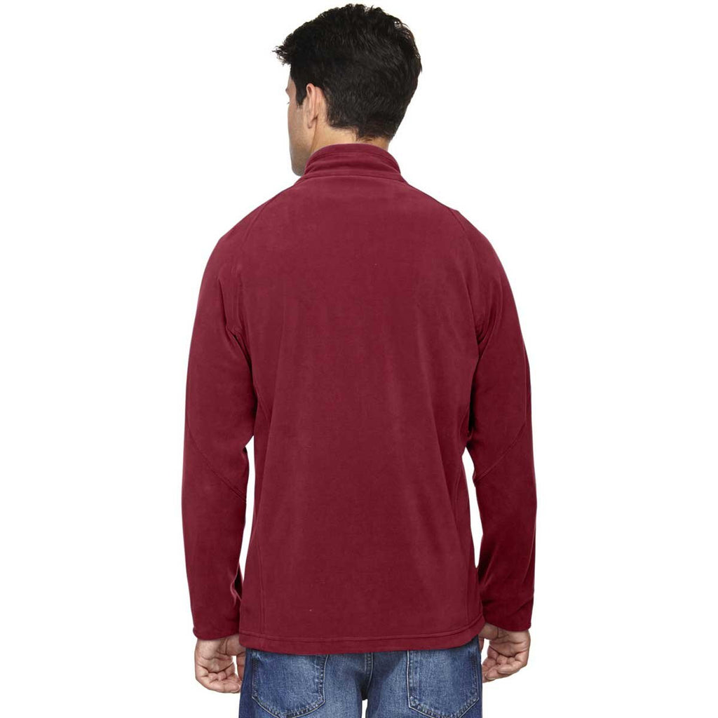 North End Men's Crimson Microfleece Unlined Jacket