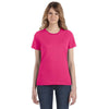Anvil Women's Hot Pink Lightweight T-Shirt