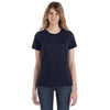 Anvil Women's Navy Lightweight T-Shirt