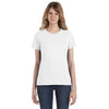 Anvil Women's White Lightweight T-Shirt