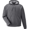 North End Men's Carbon Heather Pivot Performance Fleece Hoodie