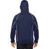 North End Men's Classic Navy Pivot Performance Fleece Hoodie