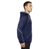 North End Men's Classic Navy Pivot Performance Fleece Hoodie