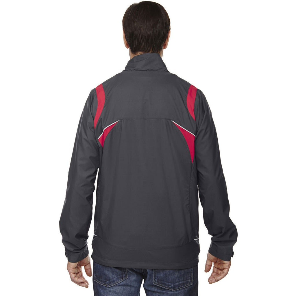 North End Men's Black Silk Lightweight Mini Ottoman Jacket