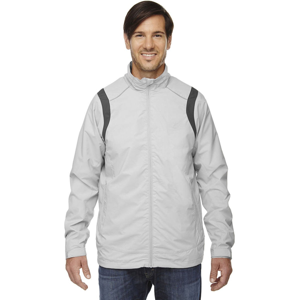 North End Men's Grey Frost Lightweight Mini Ottoman Jacket