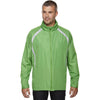 North End Men's Valley Green Sirius Lightweight Jacket with Embossed Print