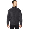 North End Men's Heather Charcoal Tall Voyage Fleece Jacket