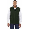 North End Men's Forest Green Voyage Fleece Vest