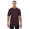 Core 365 Men's Burgundy Pace Performance Pique Crewneck