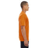 Core 365 Men's Campus Orange Pace Performance Pique Crewneck