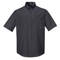 Core 365 Men's Carbon Optimum Short-Sleeve Twill Shirt