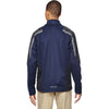 North End Men's Classic Navy Strike Colorblock Fleece Jacket