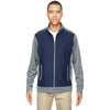 North End Men's Classic Navy Victory Hybrid Performance Fleece Jacket