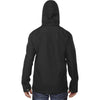 North End Men's Black Forecast Three-Layer Travel Soft Shell Jacket
