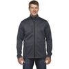 North End Men's Carbon Trace Printed Fleece Jacket