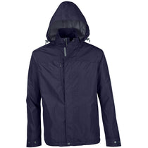 North End Men's Navy Excursion Transcon Lightweight Jacket with Pattern