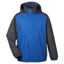 Core 365 Men's True Royal/Carbon Inspire Colorblock All-Season Jacket