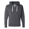 J. America Men's Charcoal Heather Sport Lace Hooded Sweatshirt