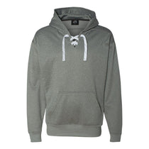 J. America Men's Athletic Heather Sport Lace Polyester Fleece Hooded Pullover