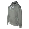 J. America Men's Athletic Heather Sport Lace Polyester Fleece Hooded Pullover