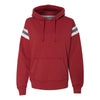 J. America Men's Simply Red Vintage Athletic Hooded Sweatshirt