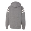 J. America Men's Smoke Vintage Athletic Hooded Sweatshirt