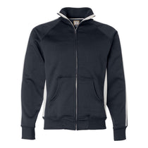 J. America Men's Navy/White Vintage Track Jacket