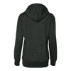 J. America Women's Black/Silver Glitter French Terry Hooded Pullover
