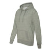 J. America Women's Oxford/Silver Glitter French Terry Hooded Pullover