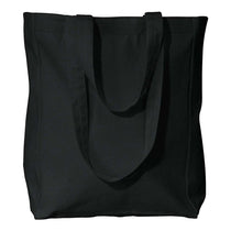 UltraClub Black Susan Canvas Tote
