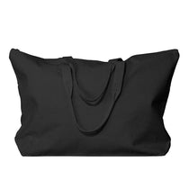 UltraClub Black Amanda Canvas Tote