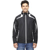 North End Men's Black Impact Active Lite Colorblock Jacket