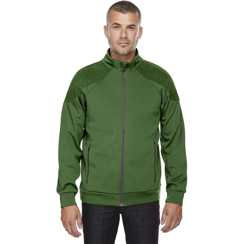 North End Men's Fern Evoke Bonded Fleece Jacket