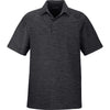 North End Men's Carbon Barcode Performance Stretch Polo