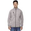 North End Men's Light Heather Peak Sweater Fleece Jacket
