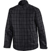 North End Men's Black Locale Lightweight City Plaid Jacket