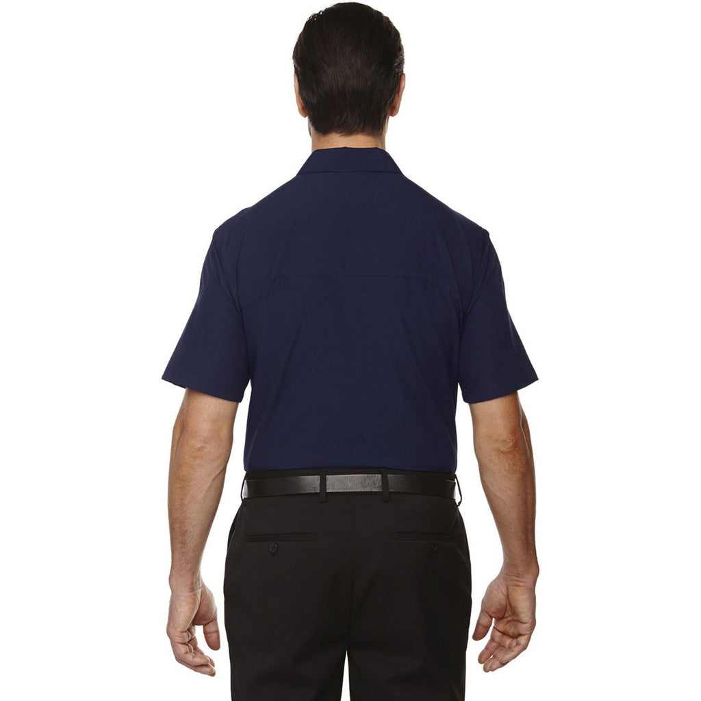 North End Men's Night Polyester Performance Short-Sleeve Shirt