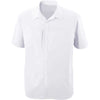 North End Men's White Polyester Performance Short-Sleeve Shirt