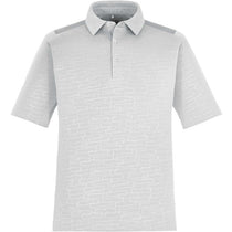 North End Men's Crystal Quartz Performance Embossed Print Polo