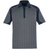 North End Men's Night Merge Cotton Blend Melange Polo