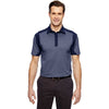 North End Men's Night Merge Cotton Blend Melange Polo