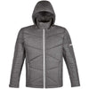 North End Men's Carbon Heather Jacket with Heat Reflect Technology