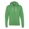 J. America Men's Green Triblend Triblend Hooded Pullover Sweatshirt