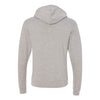 J. America Men's Grey Triblend Triblend Hooded Pullover Sweatshirt