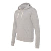 J. America Men's Grey Triblend Triblend Hooded Pullover Sweatshirt