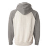 J. America Men's Oatmeal Heather/Smoke Heather Vintage Heather Hooded Sweatshirt