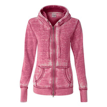J. America Women's Wildberry Zen Fleece Full-Zip Hooded Sweatshirt